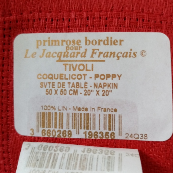 French Linen Placemats & Napkins   $35 Per 2 Sets - Picture 3 of 5